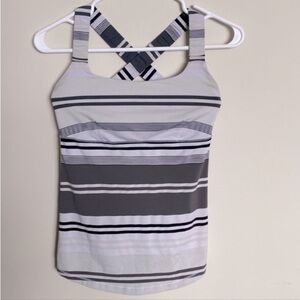 Lululemon striped tank top / athletic top​​​​​​​​​​​​​​​​​